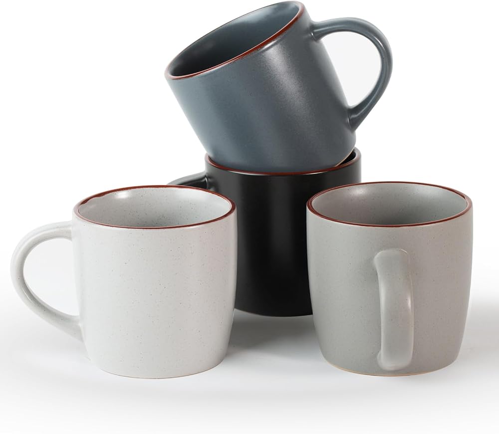 Mercury Coffee Mugs, 13 oz, Set of 4